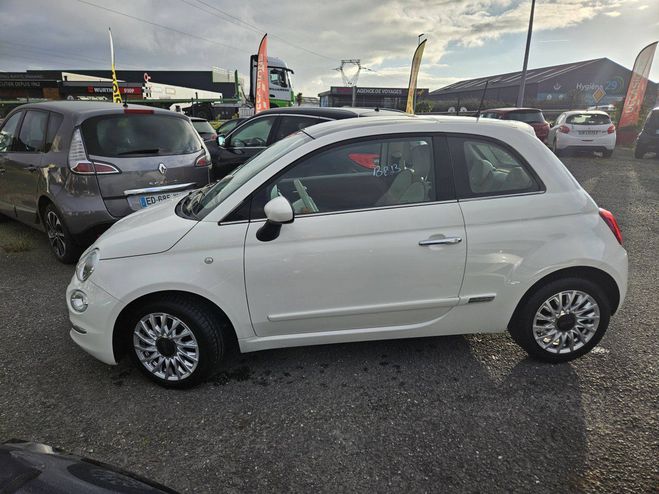 Fiat 500 1.2 8v 69ch Lounge Dualogic BLANC de 2017