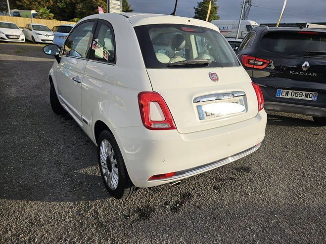 Fiat 500 1.2 8v 69ch Lounge Dualogic BLANC de 2017