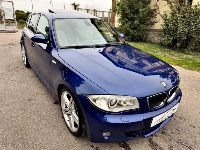 BMW Serie 1 120D BVA PACK ///M M47 BLEU LE MANS de 2007