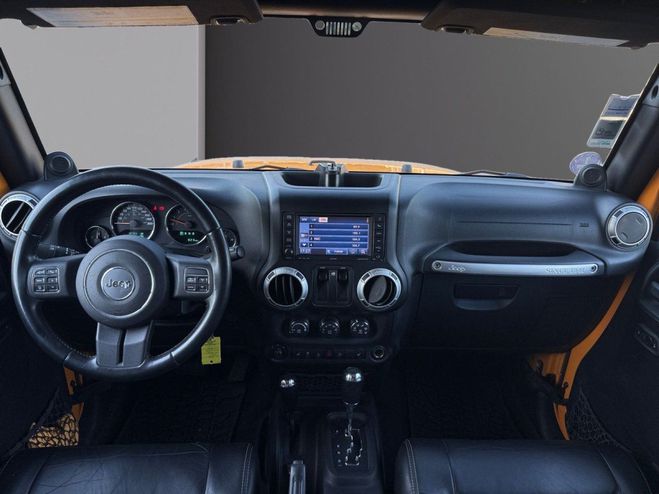 Jeep Wrangler Jeep Wrangler SAHARA 3.6 V6 284 CH 4x4 - SUIVI COMPLET Orange de 2012