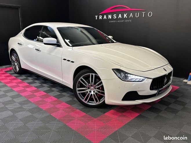 Cliquer pour voir la photo suivante Maserati Ghibli 3.0 v6 410 s q4 a suivi complet Blanc de 2015
