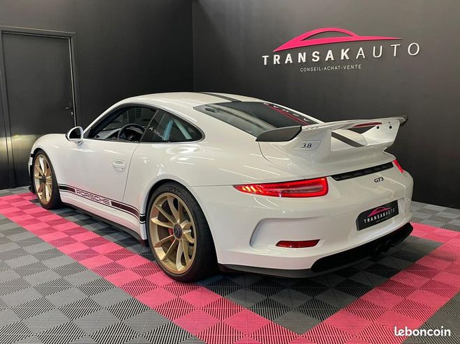 Porsche 911 GT3 type 991 3.8i PDK PACK CLUBSPORT SUI Blanc de 2014