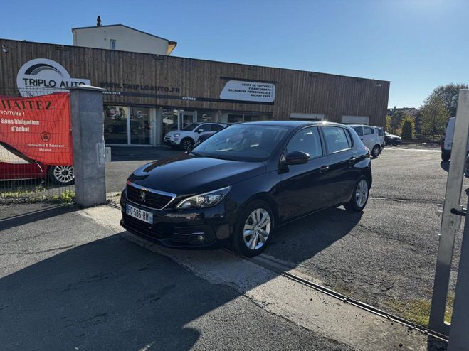 Cliquer pour voir la photo suivante Peugeot 308 1.5 BlueHDi S&S - 130 Allure Gps + Clim BLEU FONCE de 2018