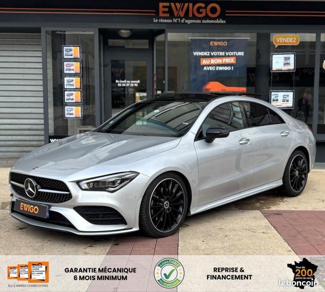 Cliquer pour voir la photo suivante Mercedes Classe CLA Classe 200 163ch AMG LINE 7G-DCT BVA TOI Gris de 2020