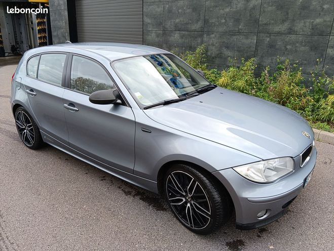 Cliquer pour voir la photo suivante BMW Serie 1 Belle 118d pack cuir clim tbe revise rep Gris de 2006