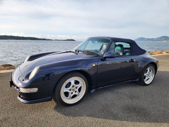 Porsche 911 993 Carrera 2 Cabriolet BLEU de 1996