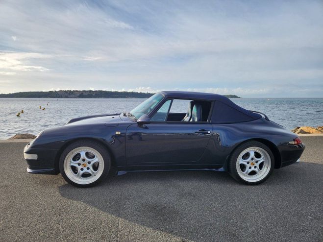 Porsche 911 993 Carrera 2 Cabriolet BLEU de 1996