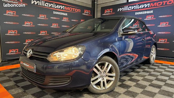 Volkswagen Golf VI cabriolet 1.6 tdi 105 cv garantie 6 m Bleu de 2013