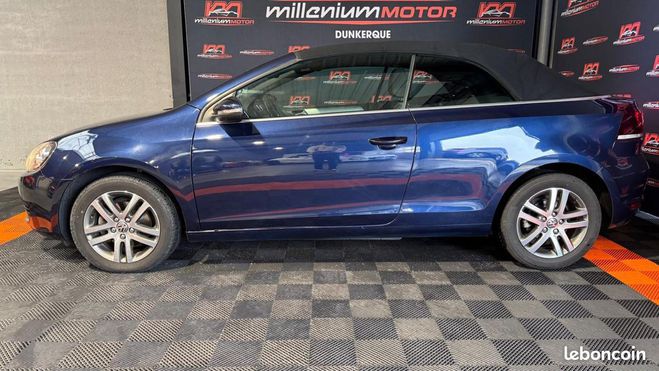 Volkswagen Golf VI cabriolet 1.6 tdi 105 cv garantie 6 m Bleu de 2013