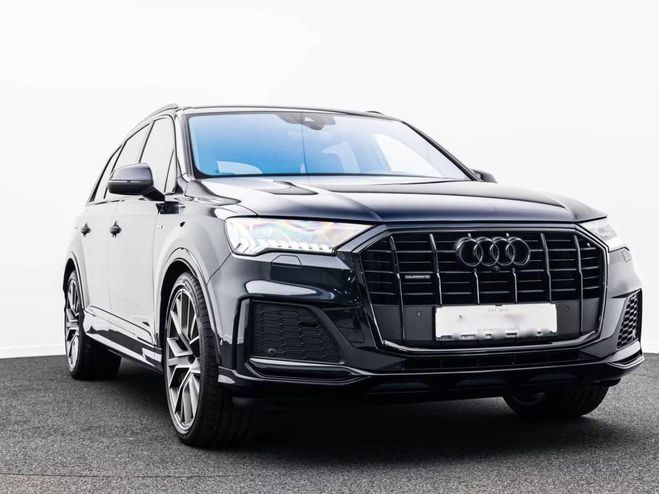 Audi Q7 II 55 TFSI e 380ch S line quattro Tiptro Bleu Nuit Metallis de 2021