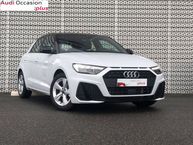 Audi A1 Sportback 30 TFSI 110 ch S tronic 7 S Li Blanc de 2021