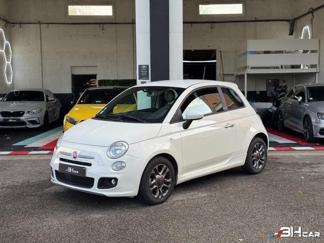Cliquer pour voir la photo suivante Fiat 500 1.3 MJT 95 S Blanc de 2015