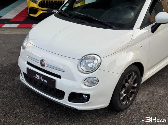 Fiat 500 1.3 MJT 95 S Blanc de 2015