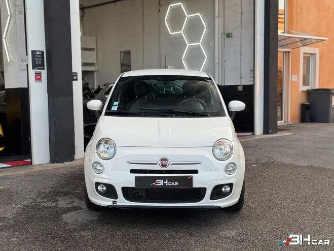 Fiat 500 1.3 MJT 95 S Blanc de 2015