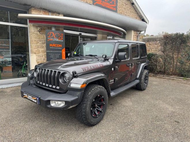 Cliquer pour voir la photo suivante Jeep Wrangler 2.2 MultiJet - 200 - BVA 4x4 2018 Unlimi Noir de 2019