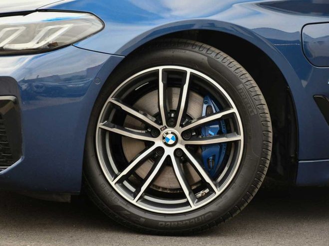 BMW Serie 5 530 Saloon e - M-PACK - HUD - PANO - AMB Bleu de 