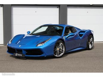  Voir détails -Ferrari 488 Spider | CARBONE BLU CORSA TORTORA à Sainte-Croix-en-Plaine (68)