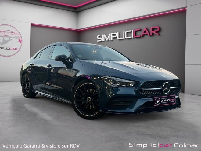 Mercedes Classe CLA COUPE 200 d AMG Line Toit Ouvrant Pack L Bleu de 2022