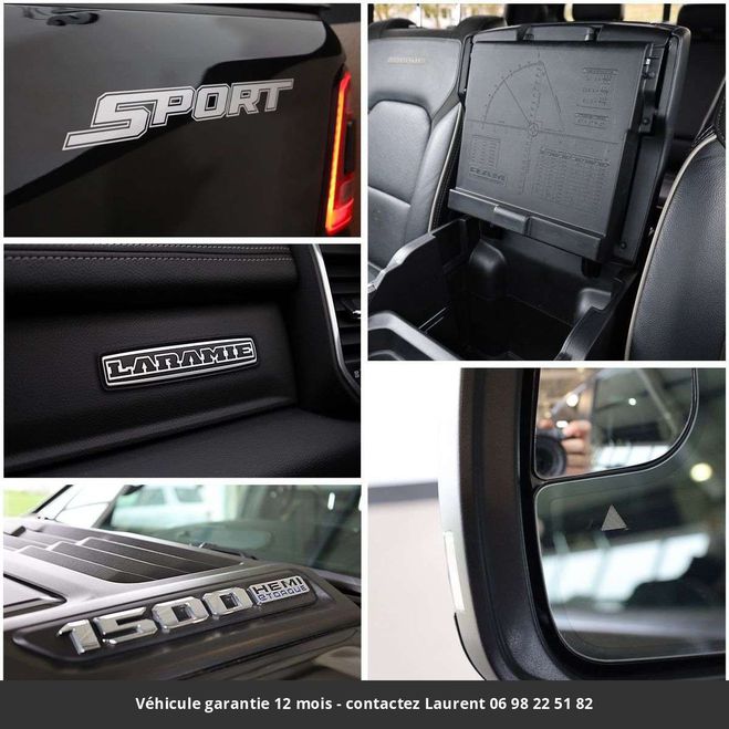 Dodge Ram sport night gpl 12p 5.7l 4x4 tout compri Noir de 2022