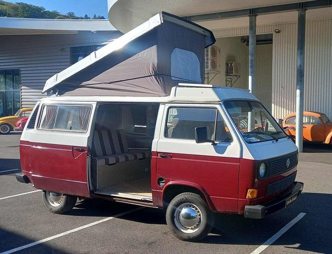 Volkswagen Transporter Westfalia Moteur 1.6D Blanc et bordeaux de 1985