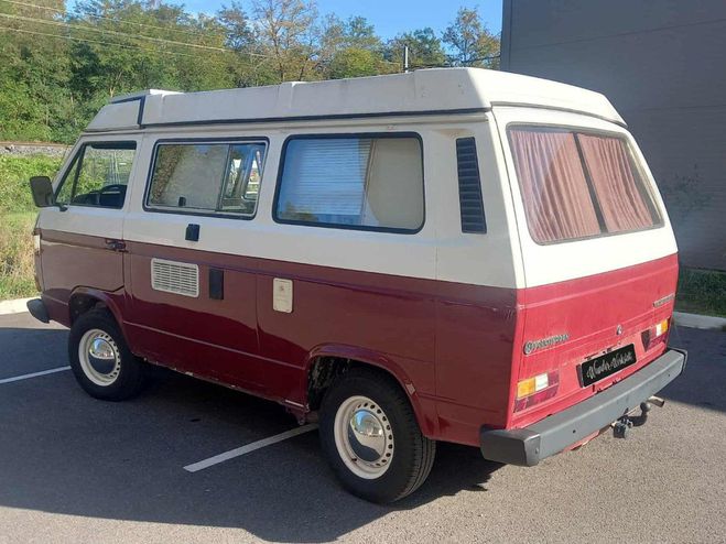 Volkswagen Transporter Westfalia Moteur 1.6D Blanc et bordeaux de 1985