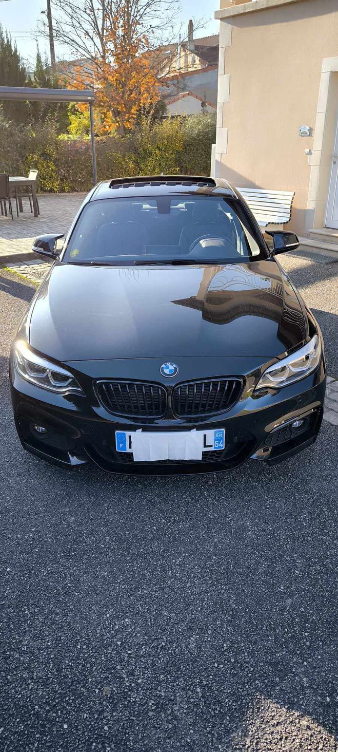 Cliquer pour voir la photo suivante BMW Serie 2 218 M sport garantie BMW jusqu au17/01/2 noir de 2020