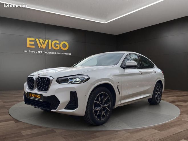 BMW X4 2.0 d 190 m-sport xdrive bva8 garantie 6 Blanc de 2022