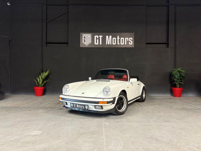 Cliquer pour voir la photo suivante Porsche 911 CABRIOLET 3.2 SC Blanc de 1984