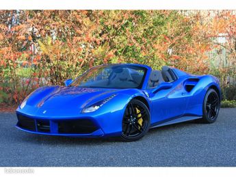  Voir détails -Ferrari 488 Spider | BLU CORSA TORTORA CARBON LIFT à Sainte-Croix-en-Plaine (68)