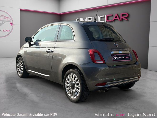 Fiat 500 SERIE 6 EURO 6D 1.2 69 ch Eco Pack Loung Gris de 2019