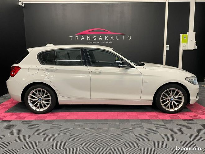 BMW Serie 1 F20 LCI 118d 150 ch Sport SECONDE MAIN O Blanc de 2015