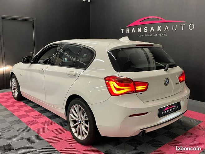BMW Serie 1 F20 LCI 118d 150 ch Sport SECONDE MAIN O Blanc de 2015