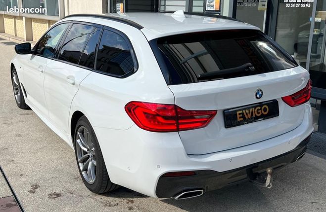 BMW Serie 5 Touring G31 520D 2.0 190ch M-SPORT XDRIV Blanc de 2020