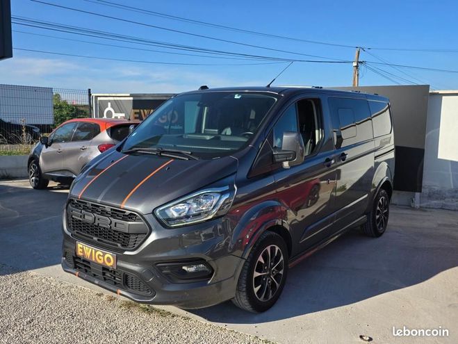 Cliquer pour voir la photo suivante Ford Custom SPORT 320 2.0 ECOBLUE 185CH L1H1 CABINE Gris de 2020