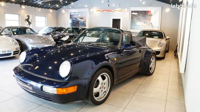 Cliquer pour voir la photo suivante Porsche 911 964 Turbo Look Usine TLU ou WTL, Avril 1 Bleu de 1992