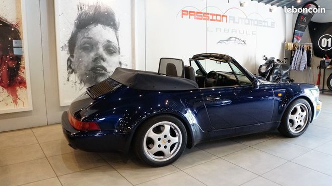 Porsche 911 Porsche 911 964 Turbo Look Usine TLU ou WTL, Avril 1 Bleu de 1992
