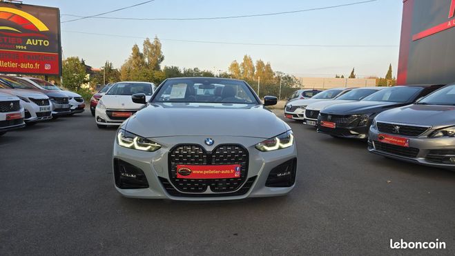 BMW Serie 4 Cab 430d 286 ch BVA8 M Sport Gris de 2022