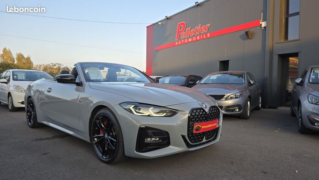 BMW Serie 4 Cab 430d 286 ch BVA8 M Sport Gris de 2022