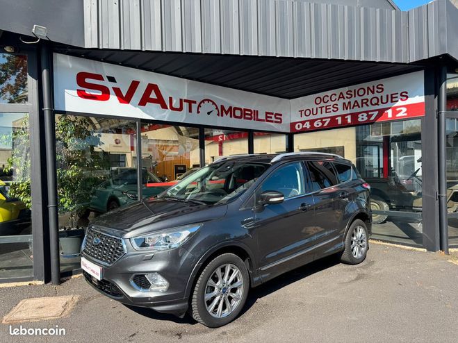 Cliquer pour voir la photo suivante Ford Kuga II 1.5 Flexifuel-E85 150ch Vignale 4x2 Gris de 2019