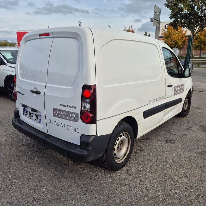 Peugeot Partner Peugeot Partner II (2) 1.6 HDI 90 PACK CD CLIM 121 L2TVA Blanc de 2016
