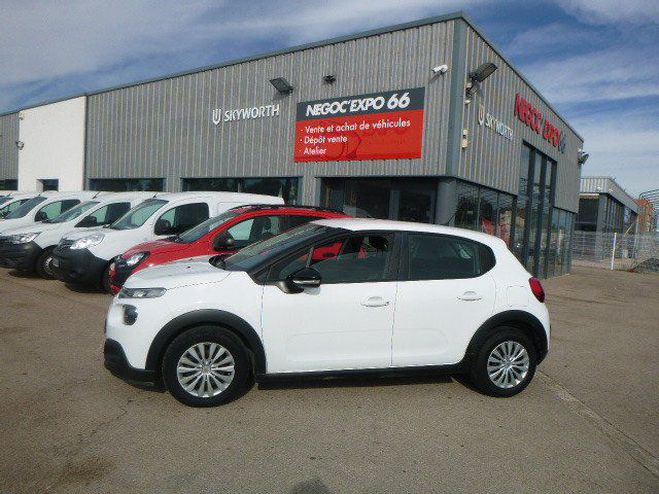 Citroen C3 HDI 100CV 2PLACES Socit Feel Blanc de 2019