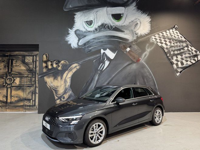 Cliquer pour voir la photo suivante Audi A3 Sportback (4) 30 TFSI MHEV S Tronic 110 Gris Foncé de 2023