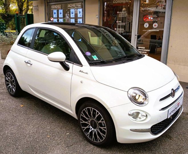 Fiat 500 HYBRIDE 1.0 70 CH DOLCEVITA BSG *TOIT OU Blanc de 2022