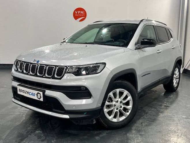 Cliquer pour voir la photo suivante Jeep Compass II 1.3 PHEV T4 190ch Limited 4xe AT6 eAW GRIS CLAIR de 2021