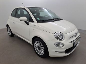  Voir détails -Fiat 500 1.0 HYBRIDE 70 DOLCEVITA à Chanas (38)