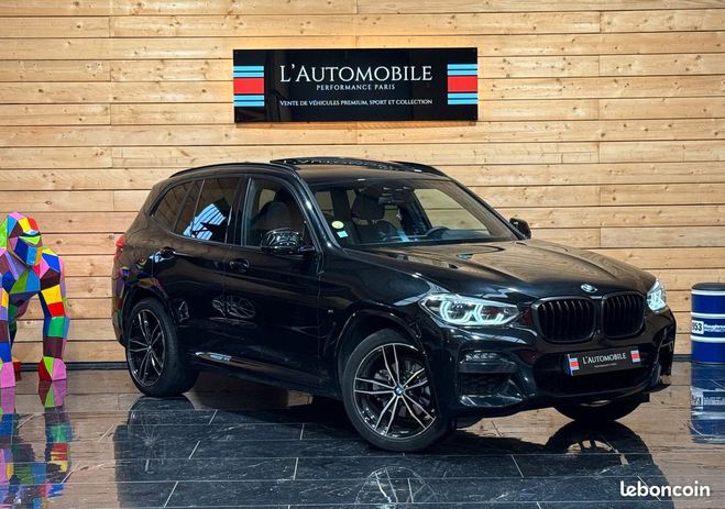 Cliquer pour voir la photo suivante BMW X3 sdrive 18da 150 8cv m sport Noir de 2020