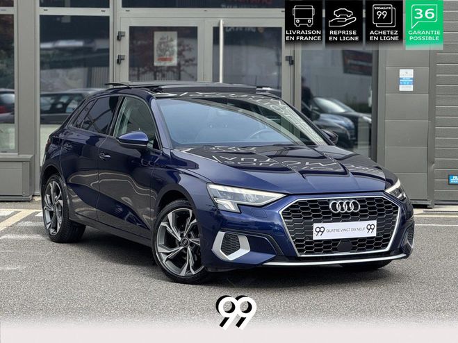 Cliquer pour voir la photo suivante Audi A3 Sportback 2.0 30 TDI - 116 - BV S-Tronic BLEU CLAIR de 2022