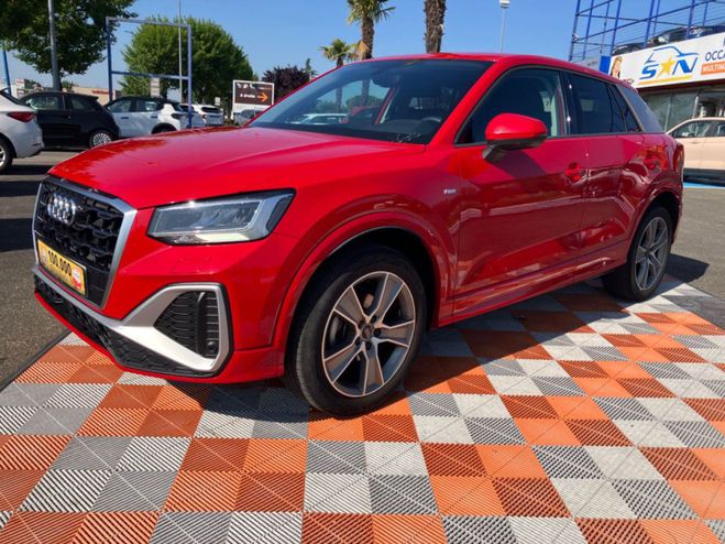 Cliquer pour voir la photo suivante Audi Q2 30 TDI 116 S LINE Ext GPS Caméra Hayon K Rouge Foncé de 2024