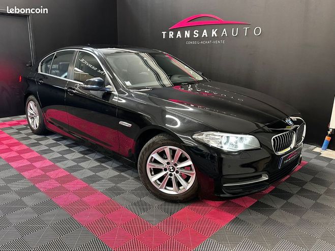 Cliquer pour voir la photo suivante BMW Serie 5 F10 LCI 520d xDrive 190 ch Luxury A TROI Noir de 2016
