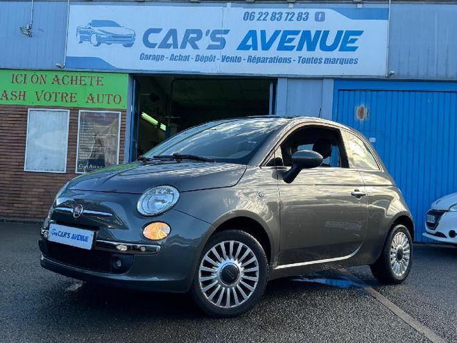 Fiat 500  1.2 8V 69 ch Lounge GRIS de 2012